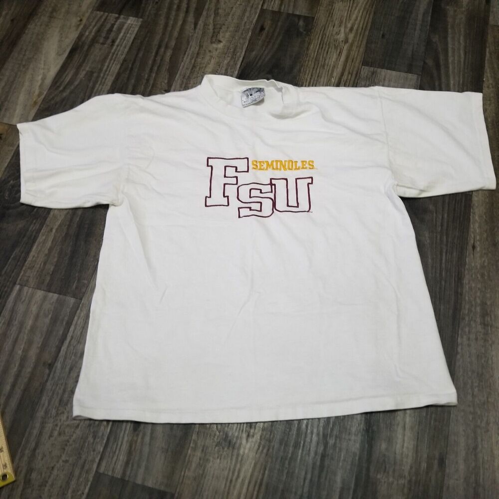 Florida State Seminoles Tee Shirt T-Shirt‎ Large 100% Cotton by Wolf Vintage